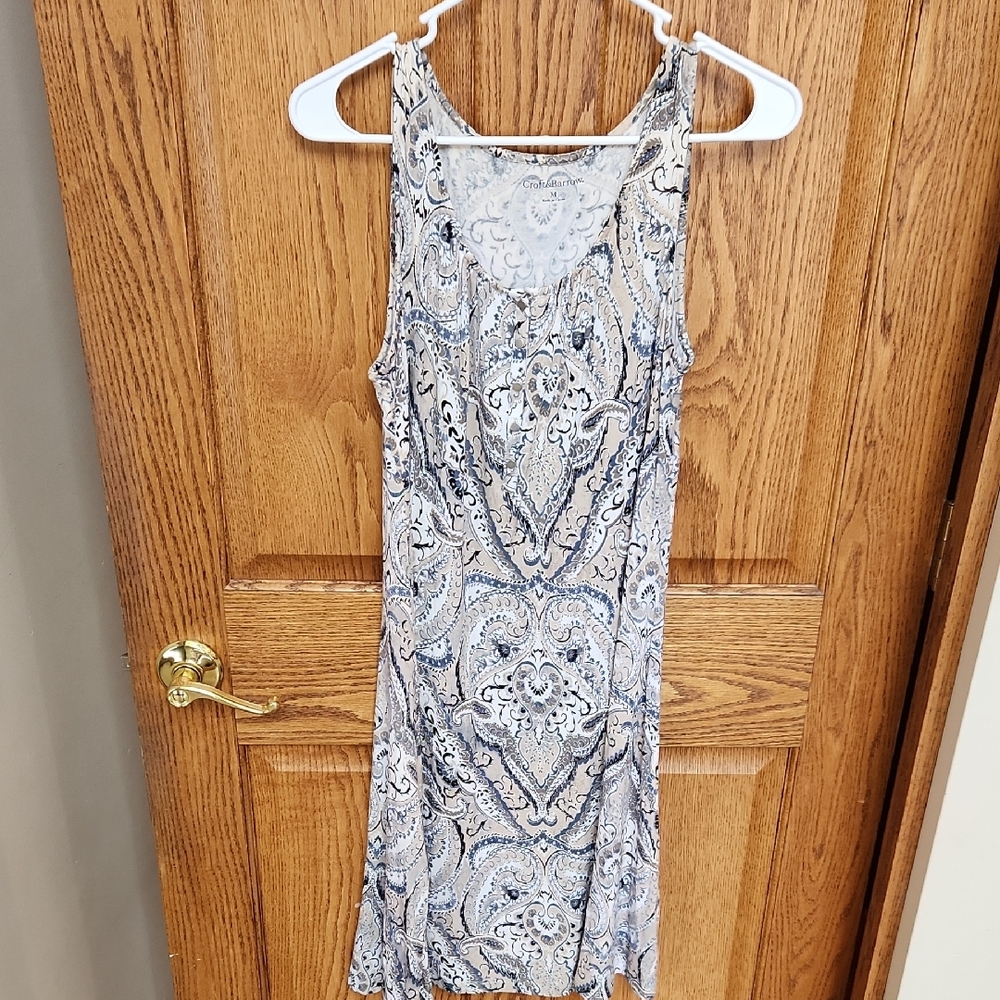 Chic Paisley Sleeveless Dress